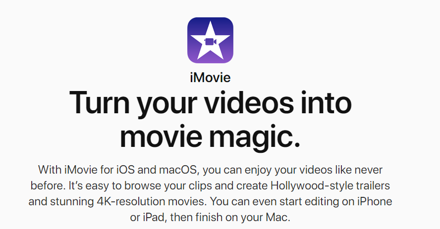 Apple iMovie